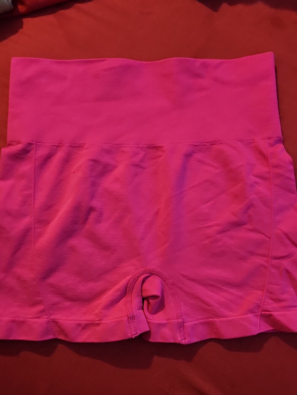 High-Waist Pink Women’s Stretch Shorts